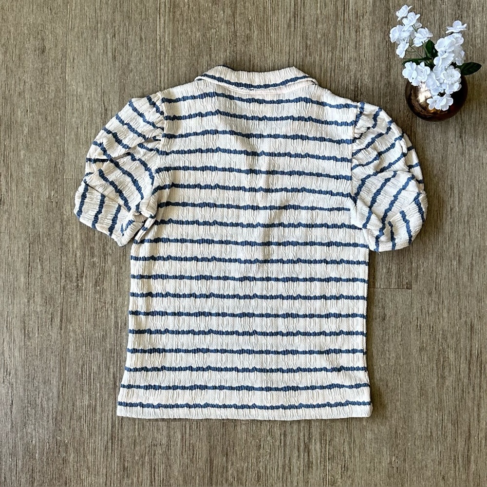 Anthropologie Striped Polo Shirt - Picture 5 of 7